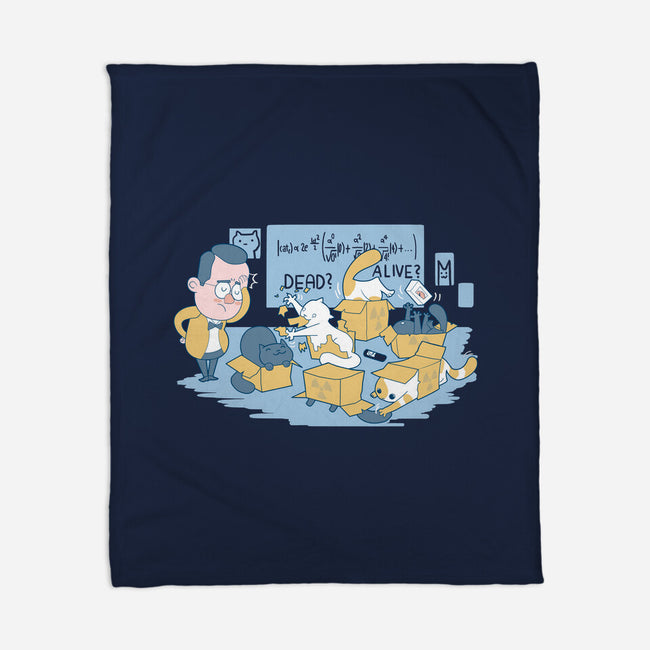Schrodinger's Cats are Doing It Wrong-none fleece blanket-queenmob