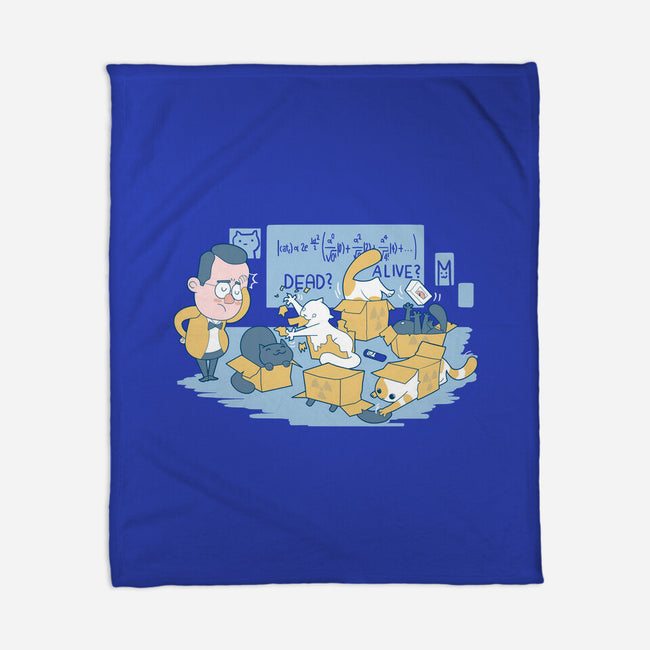 Schrodinger's Cats are Doing It Wrong-none fleece blanket-queenmob