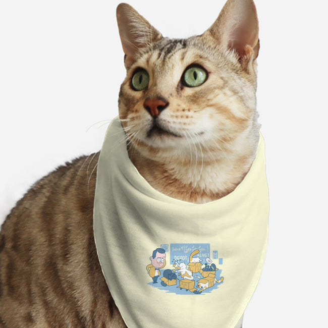 Schrodinger's Cats are Doing It Wrong-cat bandana pet collar-queenmob