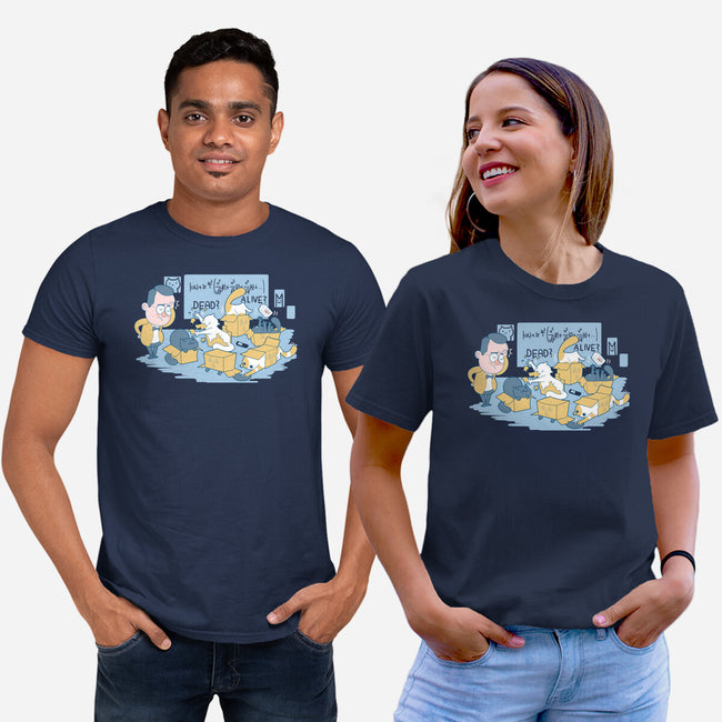Schrodinger's Cats are Doing It Wrong-unisex basic tee-queenmob