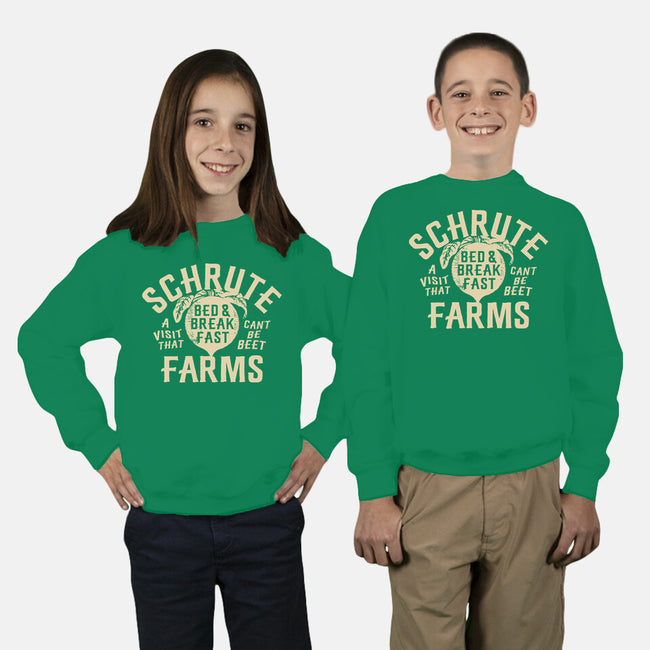 Schrute Farms-youth crew neck sweatshirt-AJ Paglia