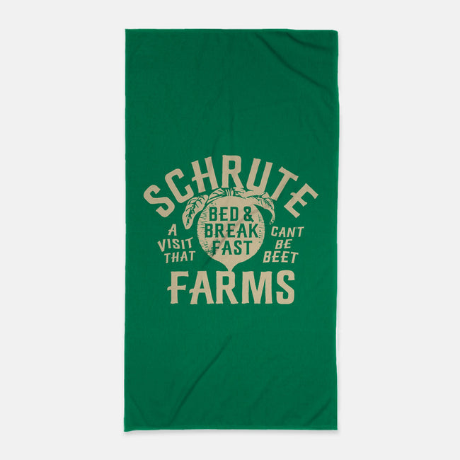 Schrute Farms-none beach towel-AJ Paglia