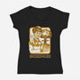 Science Rules-womens v-neck tee-Steven Rhodes
