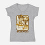Science Rules-womens v-neck tee-Steven Rhodes
