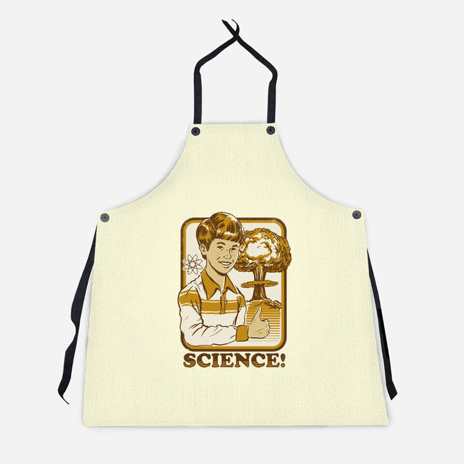 Science Rules-unisex kitchen apron-Steven Rhodes