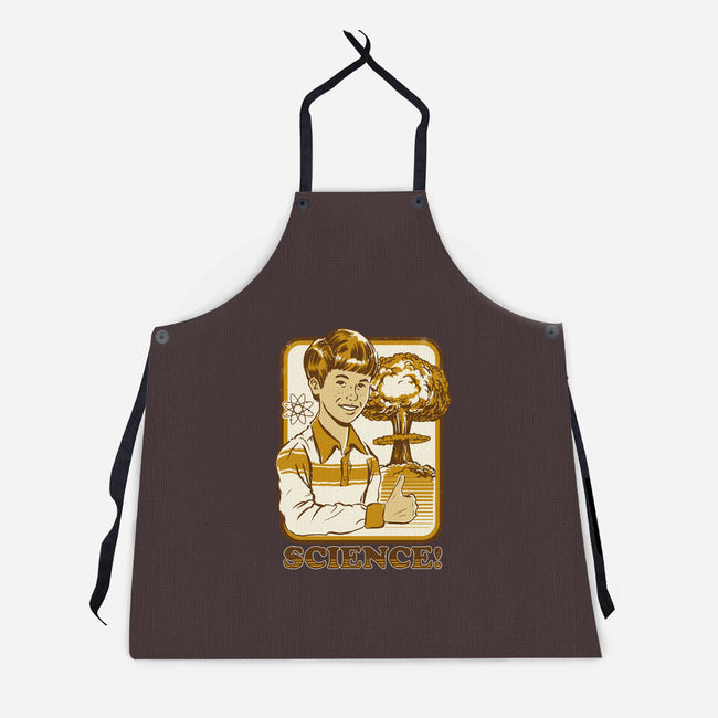 Science Rules-unisex kitchen apron-Steven Rhodes