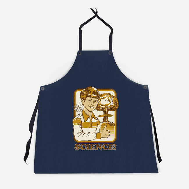 Science Rules-unisex kitchen apron-Steven Rhodes