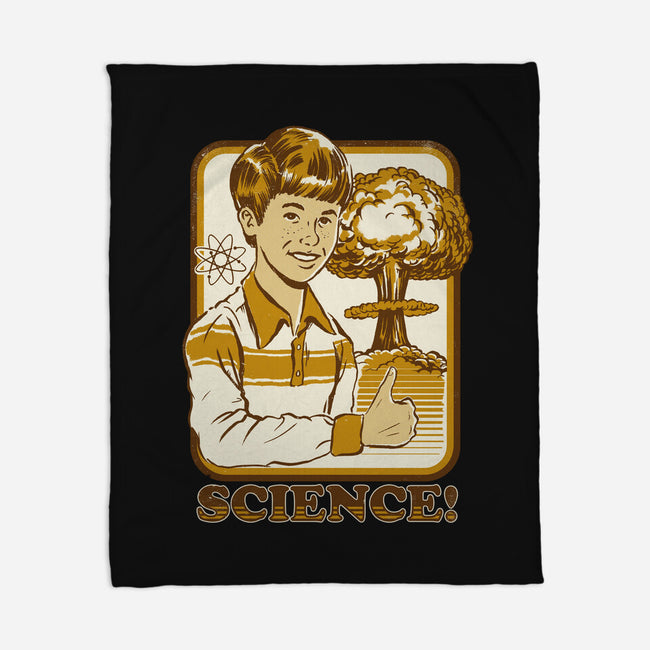 Science Rules-none fleece blanket-Steven Rhodes