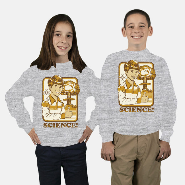 Science Rules-youth crew neck sweatshirt-Steven Rhodes
