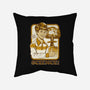 Science Rules-none removable cover throw pillow-Steven Rhodes