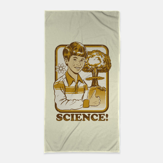 Science Rules-none beach towel-Steven Rhodes