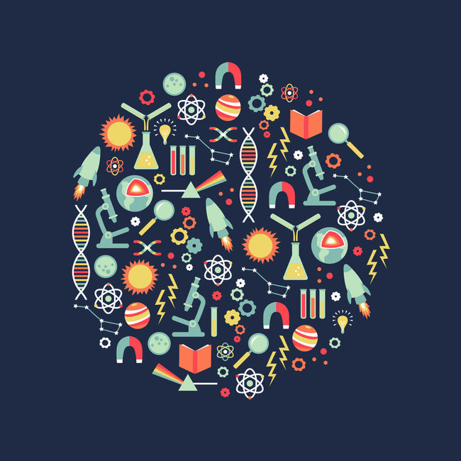 Science Studies-none polyester shower curtain-robyriker