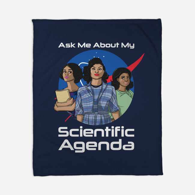 Scientific Agenda-none fleece blanket-kalgado