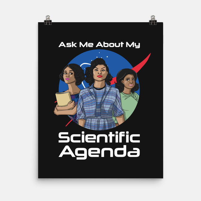 Scientific Agenda-none matte poster-kalgado