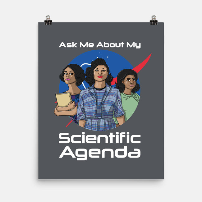 Scientific Agenda-none matte poster-kalgado