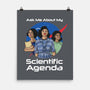 Scientific Agenda-none matte poster-kalgado