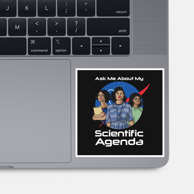Scientific Agenda-none glossy sticker-kalgado