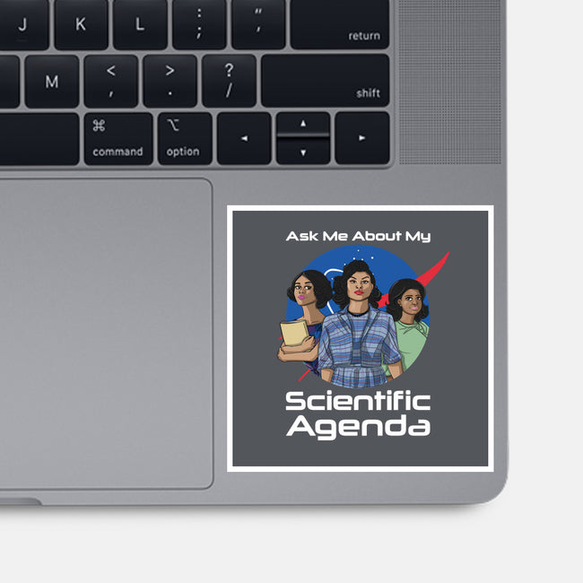 Scientific Agenda-none glossy sticker-kalgado