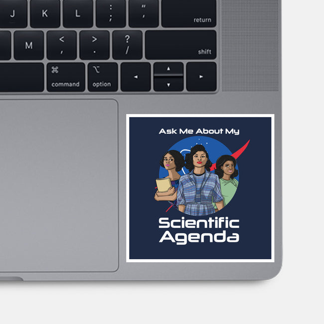 Scientific Agenda-none glossy sticker-kalgado