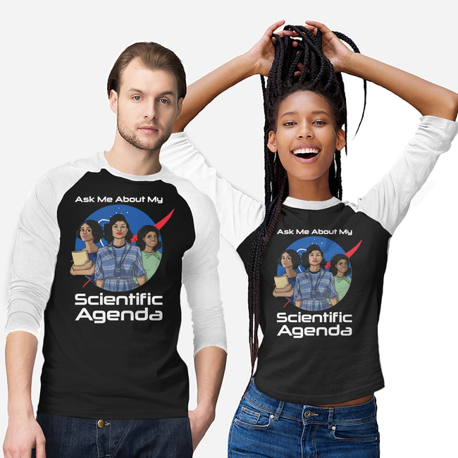 Scientific Agenda-unisex baseball tee-kalgado