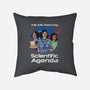 Scientific Agenda-none removable cover w insert throw pillow-kalgado