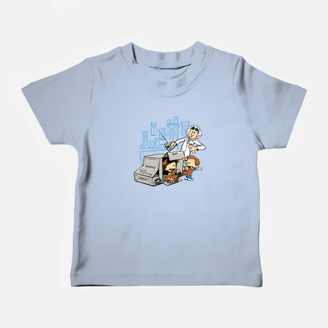 Scientific Paradox Goes Boink-baby basic tee-DJKopet