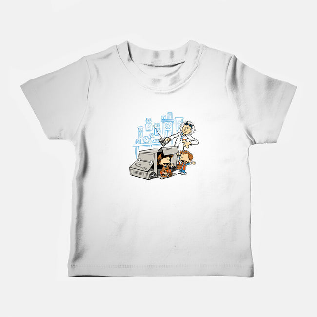 Scientific Paradox Goes Boink-baby basic tee-DJKopet