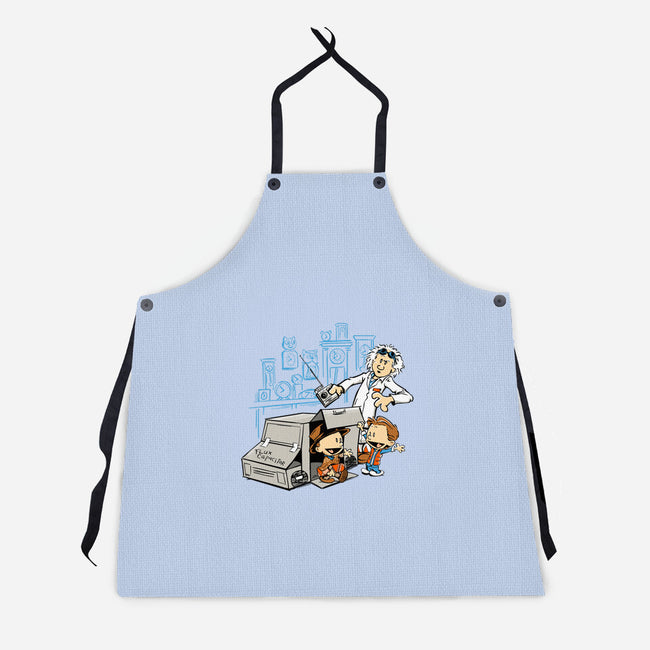 Scientific Paradox Goes Boink-unisex kitchen apron-DJKopet