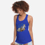 Scientific Paradox Goes Boink-womens racerback tank-DJKopet
