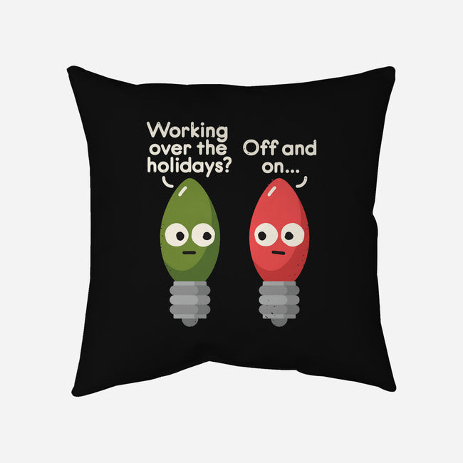 Seasonal Employment-none removable cover throw pillow-David Olenick