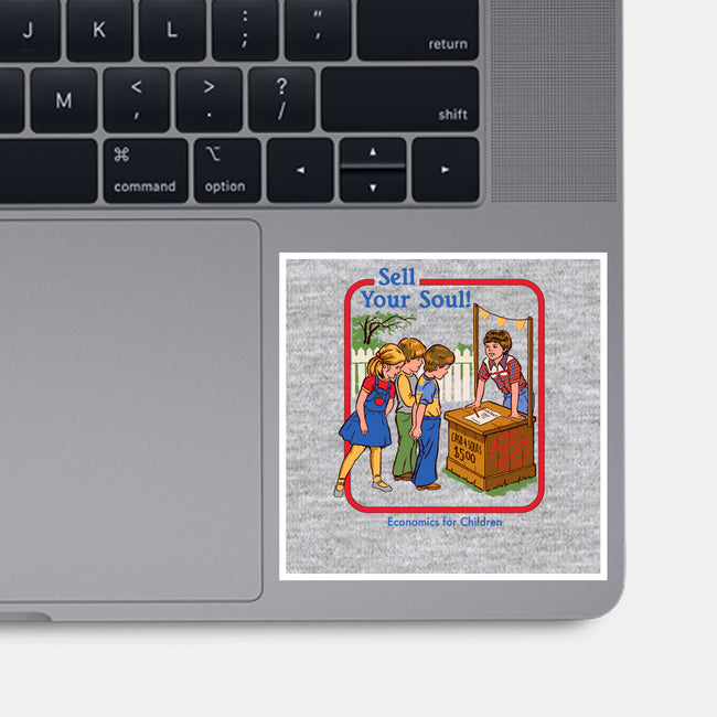 Sell Your Soul-none glossy sticker-Steven Rhodes
