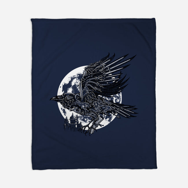 Send a Raven-none fleece blanket-Jonito