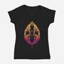 Serenity Victoriana-womens v-neck tee-sixamcrisis