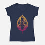 Serenity Victoriana-womens v-neck tee-sixamcrisis