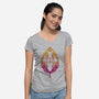 Serenity Victoriana-womens v-neck tee-sixamcrisis