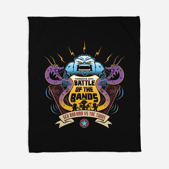 Sex Bob-Omb VS The Twins-none fleece blanket-Bamboota