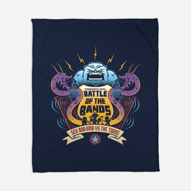 Sex Bob-Omb VS The Twins-none fleece blanket-Bamboota