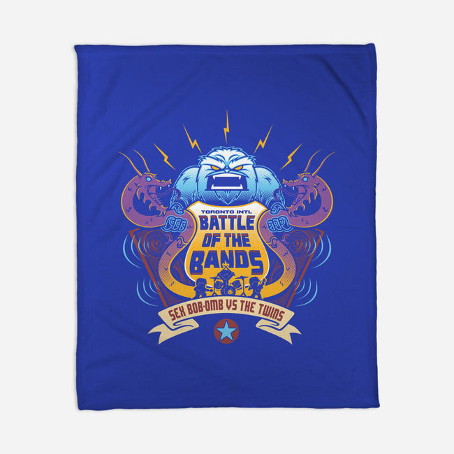 Sex Bob-Omb VS The Twins-none fleece blanket-Bamboota