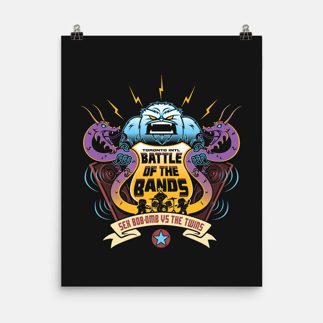 Sex Bob-Omb VS The Twins-none matte poster-Bamboota