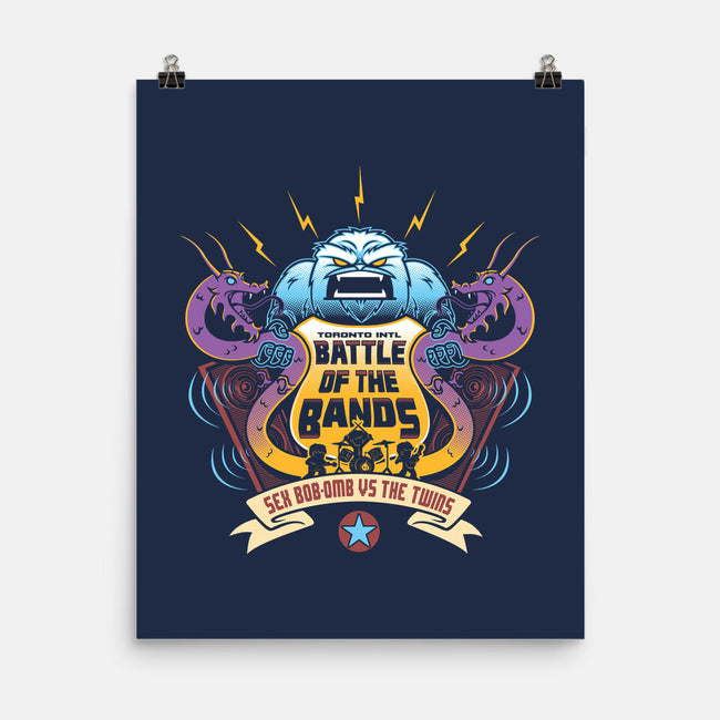 Sex Bob-Omb VS The Twins-none matte poster-Bamboota