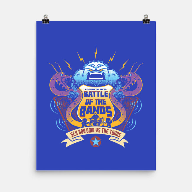 Sex Bob-Omb VS The Twins-none matte poster-Bamboota