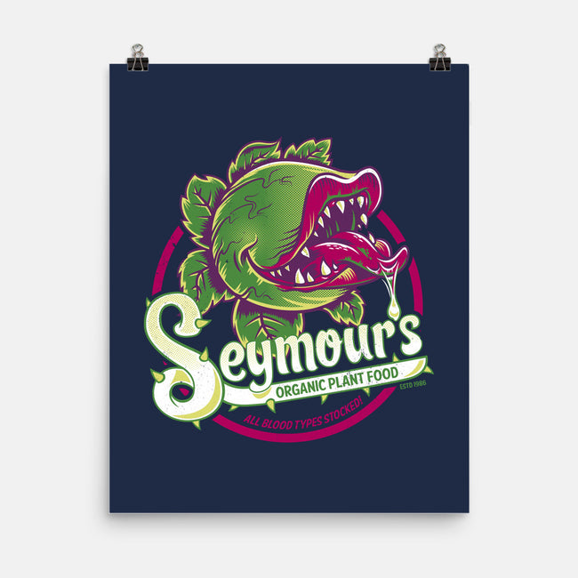 Seymour's Organic Plant Food-none matte poster-Nemons