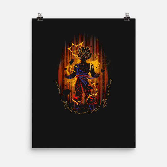 Shadow of the Saiyan-none matte poster-Donnie