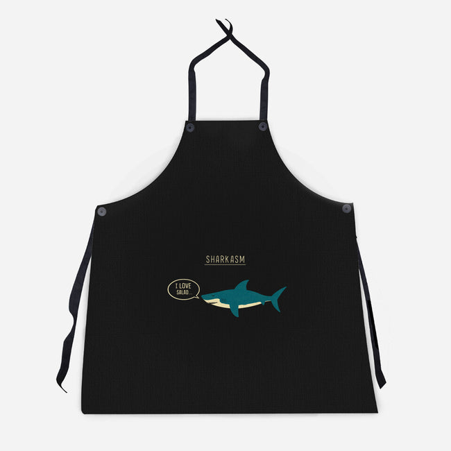 Sharkasm-unisex kitchen apron-Teo Zed