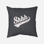 Shhh, Nobody Cares-none removable cover w insert throw pillow-mannypdesign