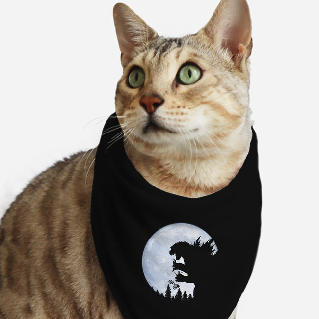 Shin Gojira-cat bandana pet collar-maped