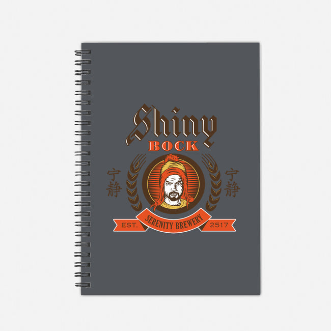 Shiny Bock Beer-none dot grid notebook-spacemonkeydr