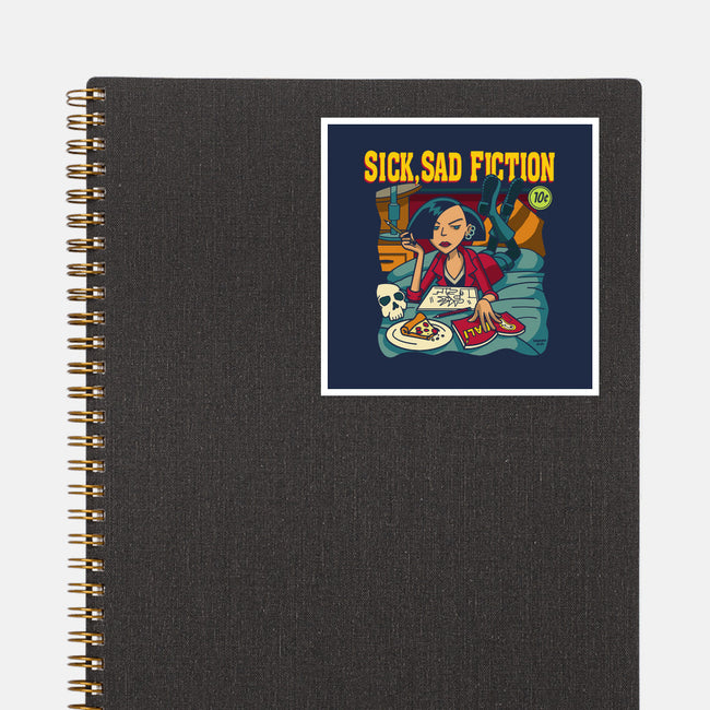 Sick Sad Fiction-none glossy sticker-DonovanAlex