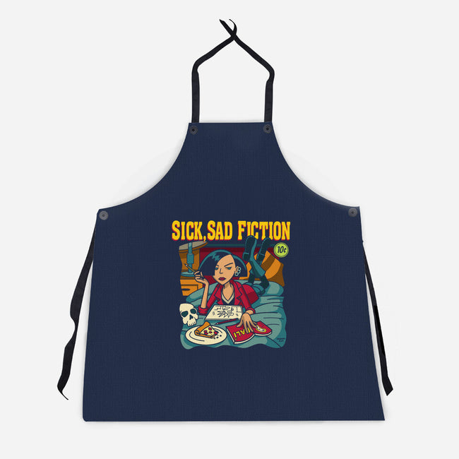 Sick Sad Fiction-unisex kitchen apron-DonovanAlex