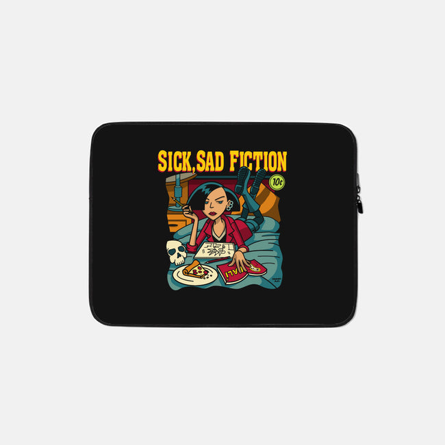 Sick Sad Fiction-none zippered laptop sleeve-DonovanAlex